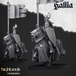 Knights of Gallia x6 - druk 3d - Bigusson - Highlands Miniatures