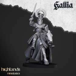 Knights of Gallia x6 - druk 3d - Bigusson - Highlands Miniatures