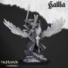 Gallia Knights on Pegasus x3 - Bigusson - Highlands Miniatures