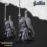 Knights of Gallia x6 - druk 3d - Bigusson - Highlands Miniatures