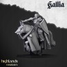 Young Knights of Gallia x6 command included -Bigusson- Highlands Miniatures