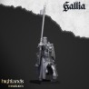 Young Knights of Gallia x6 command included -Bigusson- Highlands Miniatures