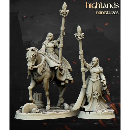 Damsel of the Lady - Bigusson - Highlands Miniatures
