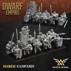 PIKEDWARF x 7 + cmd - Bigusson - Druk 3D - White Angels