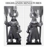 Gallia Battle Standard Bearer on foot - Bigusson - Highlands Miniatures