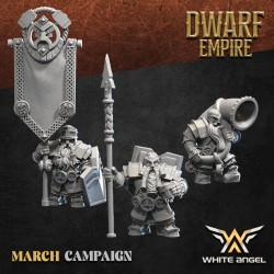 PIKEDWARF x 7 + cmd - Bigusson - Druk 3D - White Angels