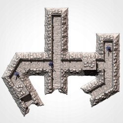 WWII Modular Trenches 7 -Bigusson- Teren do gier bitewnych - Txarli Factory