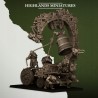 Moving Sewer with optional Bell and Censer - Druk 3d - Highlands Miniatures