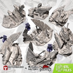 XENOS CRASHED SHIPS 6 - Bigusson - druk 3d - Txarli Factory