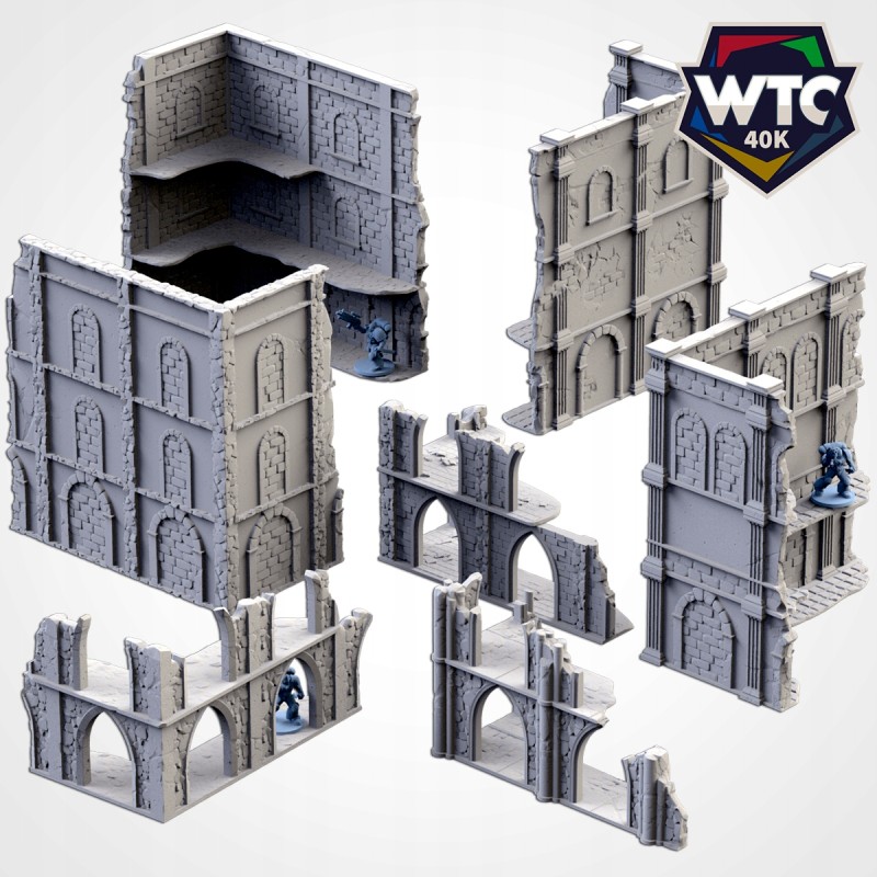 CLASSIC RUINS WTC 4 - Bigusson - Teren do gier bitewnych - Txarli Factory CLASSIC RUINS WTC 4 - Bigusson - Teren do gier bitewnych - Txarli Factory