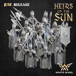 Guards of the Sun x10 - Bigusson Miniatures - White Angels