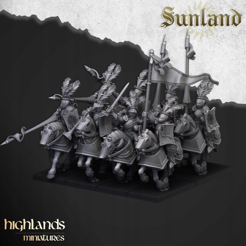 Sunland Cavalry x 5 - Druk 3d - Highlands Miniatures Sunland Cavalry x 5 - Druk 3d - Highlands Miniatures