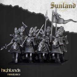 Sunland Cavalry x 5 - Druk 3d - Highlands Miniatures