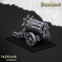 Sunland Volley Gun z załogą - Druk 3d - Highlands Miniatures