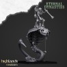 Mounted Ancient Guard on Great Snakes x 3 - Druk 3d - Highlands Miniatures