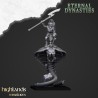 Mounted Ancient Guard on Great Snakes x 3 - Druk 3d - Highlands Miniatures