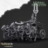 Eternal Pharaoh on chariot - Bigusson - Druk 3d - Highlands Miniatures