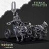 Eternal Pharaoh on chariot - Bigusson - Druk 3d - Highlands Miniatures