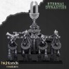 Eternal Pharaoh on chariot - Bigusson - Druk 3d - Highlands Miniatures