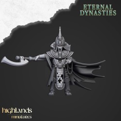 Eternal Pharaoh on chariot - Bigusson - Druk 3d - Highlands Miniatures