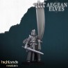Aegean Elves Archers 7 + command - Bigusson - Highlands Miniatures