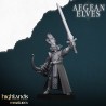 Aegean Elves Archers 7 + command - Bigusson - Highlands Miniatures