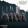Aegean Elves Spearmen 7 + command - Bigusson - Highlands Miniatures