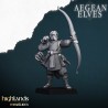 Aegean Elves Archers 7 + command - Bigusson - Highlands Miniatures