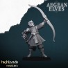 Aegean Elves Archers 7 + command - Bigusson - Highlands Miniatures