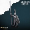 Aegean Elves Spearmen 7 + command - Bigusson - Highlands Miniatures