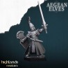 Aegean Elves Spearmen 7 + command - Bigusson - Highlands Miniatures