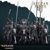 Aegean Elves Mounted Lances x5 - Bigusson - Druk 3D - Highlands Miniatures