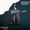 Aegean Elves Spearmen 7 + command - Bigusson - Highlands Miniatures