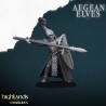 Aegean Elves Spearmen 7 + command - Bigusson - Highlands Miniatures