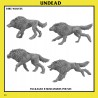 UNDEAD: Dire Wolves Unit x8 - Bigusson - Druk 3D - Monstrous Encounters
