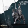 Aegean Elves Mounted Lances x5 - Bigusson - Druk 3D - Highlands Miniatures