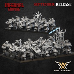 INFERNAL GUN x 10 - INFERNAL EMPIRE - Bigusson - Druk 3D - White Angels