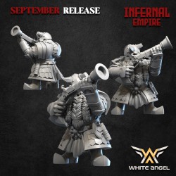 INFERNAL GUN x 10 - INFERNAL EMPIRE - Bigusson - Druk 3D - White Angels