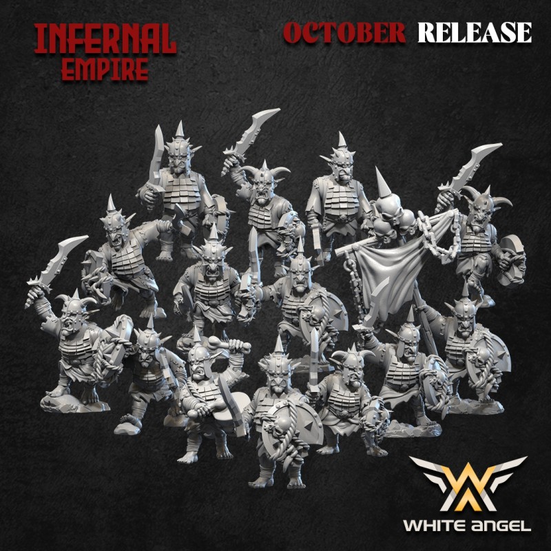 INFERNAL GOBLIN - INFERNAL EMPIRE x 10 - Bigusson - Druk 3D - White Angels INFERNAL GOBLIN - INFERNAL EMPIRE x 10 - Bigusson - Druk 3D - White Angels