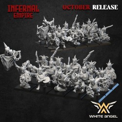 INFERNAL GOBLIN - INFERNAL EMPIRE x 10 - Bigusson - Druk 3D - White Angels