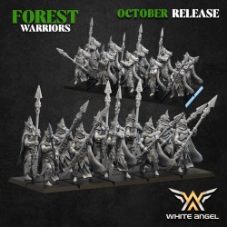 FOREST GUARDIAN - FOREST WARRIORS x5 - Bigusson - Druk 3D - White Angels