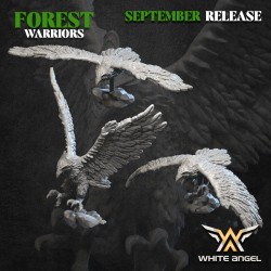 ANCESTRAL EAGLE x 1 - FOREST WARRIORS - Bigusson - Druk 3D - White Angels