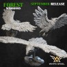 ANCESTRAL EAGLE x 1 - FOREST WARRIORS - Bigusson - Druk 3D - White Angels