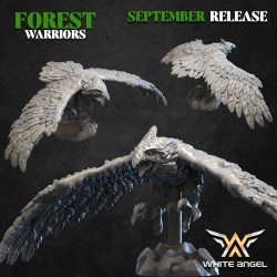 ANCESTRAL EAGLE x 1 - FOREST WARRIORS - Bigusson - Druk 3D - White Angels