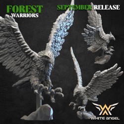 ANCESTRAL EAGLE x 1 - FOREST WARRIORS - Bigusson - Druk 3D - White Angels