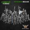 FOREST GUARD - FOREST WARRIORS x 10 - Bigusson - Druk 3D - White Angels
