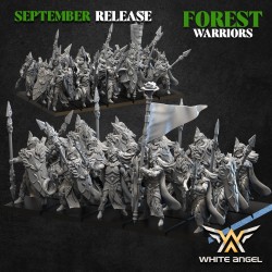 FOREST GUARD - FOREST WARRIORS x 10 - Bigusson - Druk 3D - White Angels