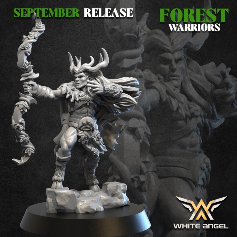THE KING OF THE FOREST - Bigusson - Druk 3D - White Angels