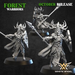 LORD OF THE FOREST - FOREST WARRIORS - Bigusson - Druk 3D - White Angels