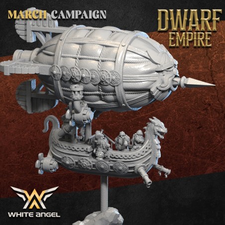 DWARF ZEPPELIN - Bigusson - Druk 3D - White Angels